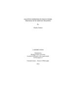 Adaptive expertise in police work : the role of in-service training