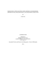 Recreational specialization among Michigan snowmobilers : differentiation, risk perception, and geographic interaction