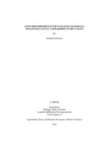 Consumer preference for packaging materials : willingness to pay and barriers to recycling