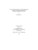 Local policymaking in an age of federalism : the role of federal incentives in municipal homelessness policy