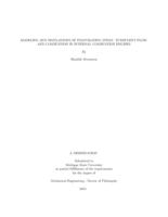 Modeling and simulations of evaporating spray, turbulent flow, and combustion in internal combustion engines