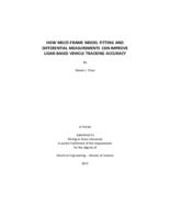 How multi-frame model fitting and differential measurements can improve lidar-based vehicle tracking accuracy