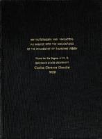 Institutionalism and education : an inquiry into the implications of the philosophy of Thorstein Veblen