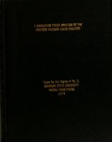 A simulation policy analysis of the Western Nigerian cocoa industry