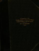 A comparison of the reading abilities of rural and village graded children of Manistee county