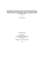 Responsibility for health care : autoworkers and morally legitimate claims to health insurance at a time of company restructuring, economic crisis, and health reform in the United States