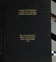 A history of the development of Higher School Certificate programs in northern Nigeria