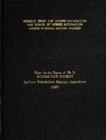 Reference group and worker satisfaction : case studies of worker satisfaction among Nigerian factory workers