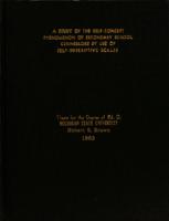 A study of the self-concept phenomenon of secondary school counselors by use of self-descriptive scales