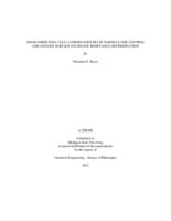 Solid oxide fuel cell cathode infiltrate particle size control and oxygen surface exchange resistance determination