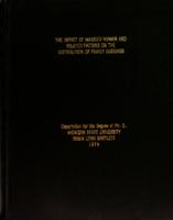 The impact of married women and related factors on the distribution of family earnings