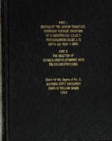 Part I. Studies of the sodium tungstate-hydrogen peroxide oxidation of 2-substituted-1,3,5,6,7-pentachlorobicyclo[3.2.0]hepta-2,6-dien-4-ones. Part II. The reaction of tetrachlorocyclopropene with polychloroethylenes