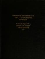 Purification and characterization of pig liver L-[alpha]-glycerol phosphate dehydrogenase