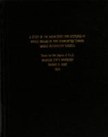 A study of the knowledges and attitudes of Navajo Indians in two communities toward Navajo Reservation schools