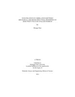 Investigation of correlations between mechanical and microstructural properties of high purity polycrystalline niobium