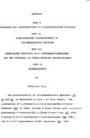 Part I: Synthesis and photochemistry of cyclohexadienone epoxides