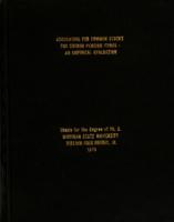 Accounting for common stocks for church pension funds - an empirical evaluation