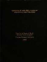 Corrosion of mild steel in alkaline sequestering agent solutions