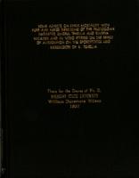 Some aspects on chick mortality with pure and mixed infections of the protozoan parasites, Eimeria tenella and Eimeria necatrix and in vitro studies on the effect of aureomycin on the sporozoites and merozoites of E. tenella