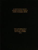 An investigation of selected premises of Carkhuff's theory of training psychological helpers