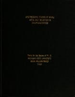 Spectroscopic studies of alkali metal salt solvation in dialkylsulfoxides