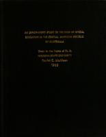 An exploratory study of the field of special education in the Central American Republic of Guatemala