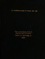 The American image of China, 1890-1905
