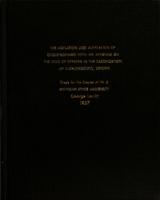 The acylation and alkylation of cyclopropanes with an apendix on the role of styrene in the racemization of (1-chloroethyl benzene