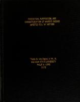 Production, purification, and characterization of Marek's disease infected cell "A" antigen