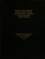 Ecology of anuran populations inhabiting thermally stressed aquatic ecosystems, with emphasis on larval Rana pipiens and Bufo terrestris