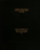 A central-place analysis of selected industrial market structures