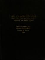 A study of the relations between tentative occupational choice-vocational interests congruency and selected variables