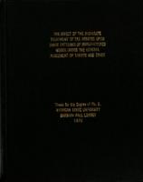 The effect of the disparate treatment of tax rebates upon trade patterns of manufactured goods under the general agreement of tariffs and trade