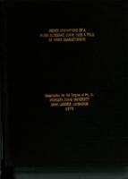 Higher derivations of a plane algebraic curve over a field of prime characteristic