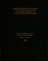 A study of the evaluative practices in management education and development programs in selected United States companies