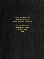A study of acceleration by examination in the Basic College at Michigan State College