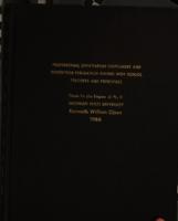 Professional expectation fulfillment and perception formation among high school teachers and principals