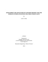 Development and application of a decision support tool for biomass co-firing in existing coal fired power plants