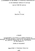 A history of the program of vocational home economics in the secondary schools of Michigan 1917-18 through 1952-53