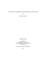 Psychosocial well-being among older adults with cancer