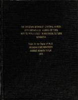 The Christian Methodist Episcopal Church, with emphasis on negroes in Texas, 1870 to 1970 : a study in historical-cultural geography