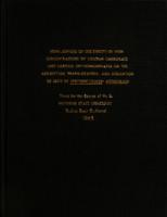 Some aspects of the effects of high concentrations of calcium carbonate and various orthophosphates on the absorption, translocation, and utilization of iron by Chrysanthemum morifolium