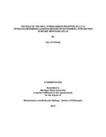 The role of the aryl hydrocarbon receptor in 2,3,7,8-tetrachlorodibenzo-[rho]-dioxin-induced mitochondrial dysfunction in mouse hepatoma cells