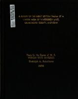 A survey of the insect bottom fauna of a limited area of Wintergreen Lake, Kalamazoo County, Michigan