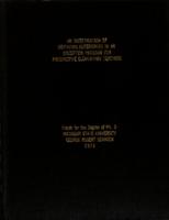 An investigation of visitation experiences in an education program for prospective elementary teachers