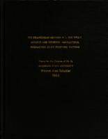 The relationship between P.L. 480 Title I imports and domestic agricultural production in six receiving nations