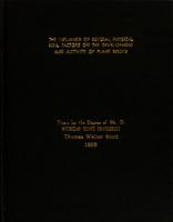 The influence of several physical soil factors on the development and activity of plant roots