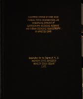 Endocrine status of cows with ovarian cystic degeneration and therapeutic efficacy of gonadotropin releasing hormone and human chorionic gonadotropin in affected cows