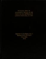 The spatial impact of governmental decisions on the production and distribution of Louisiana sugar cane 1751-1972