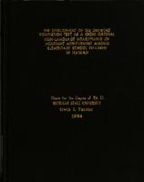 The development of the drawing completion test as a cross-cultural non-language measurement of academic achievement among elementary school children in Hawaii